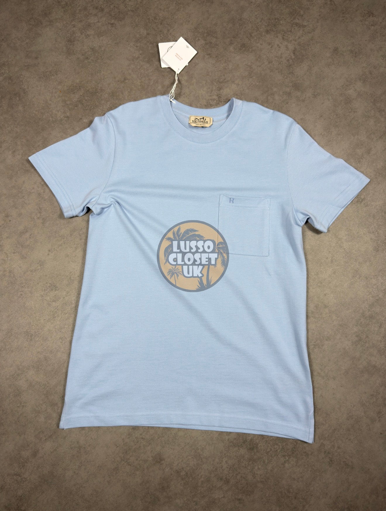 HRMS - Baby Blue Pocket T Shirt