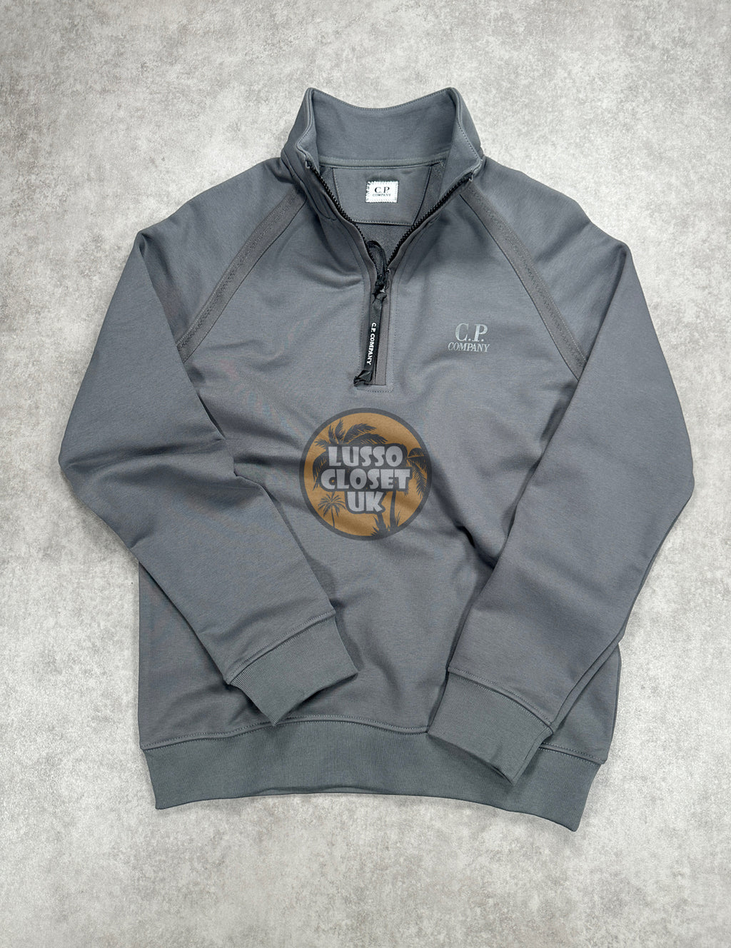 CP - Grey Half Zip Sweater