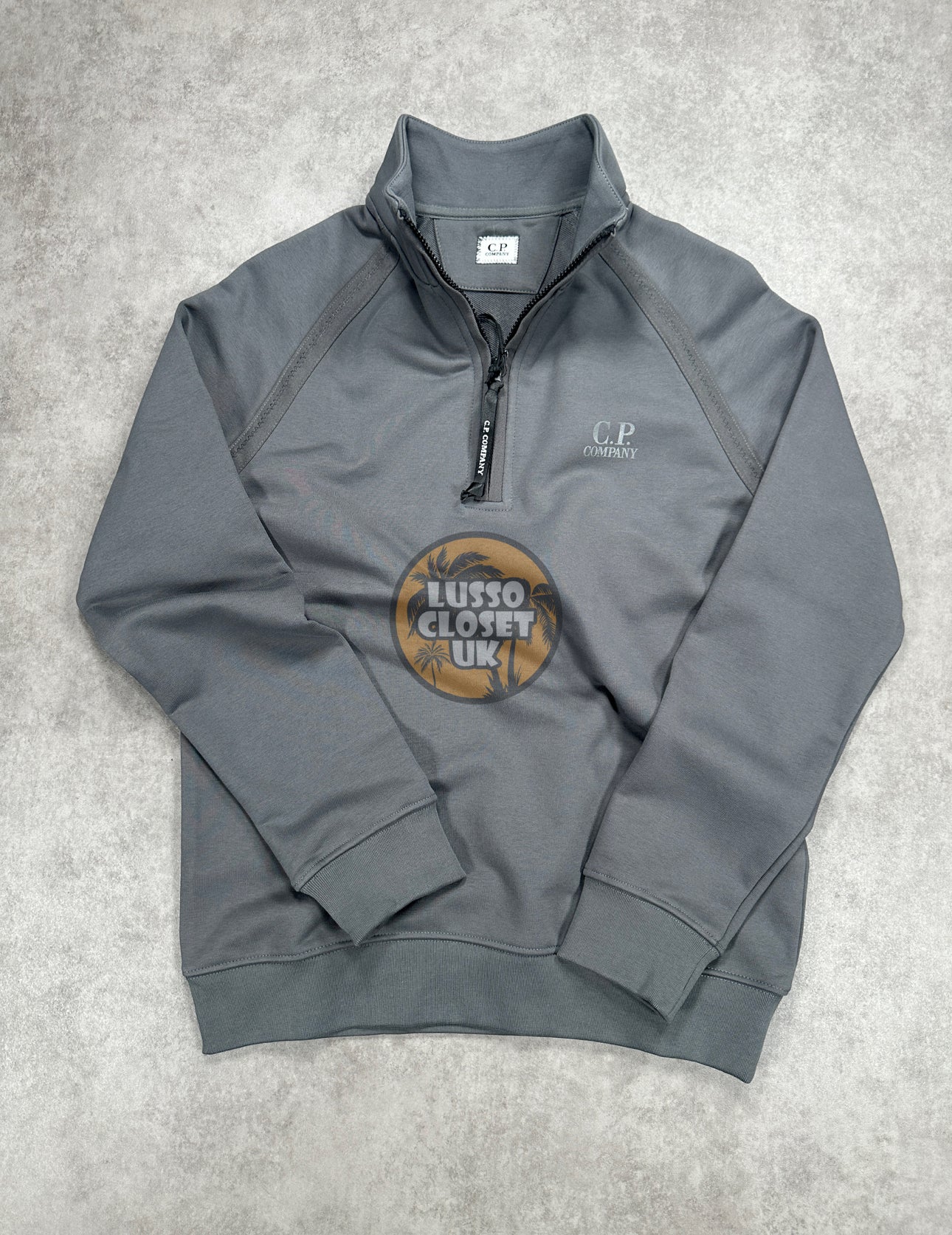 CP - Grey Half Zip Sweater