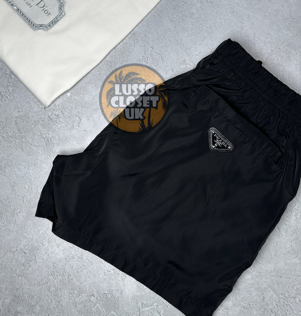 Pra - Back Pocket Logo Shorts