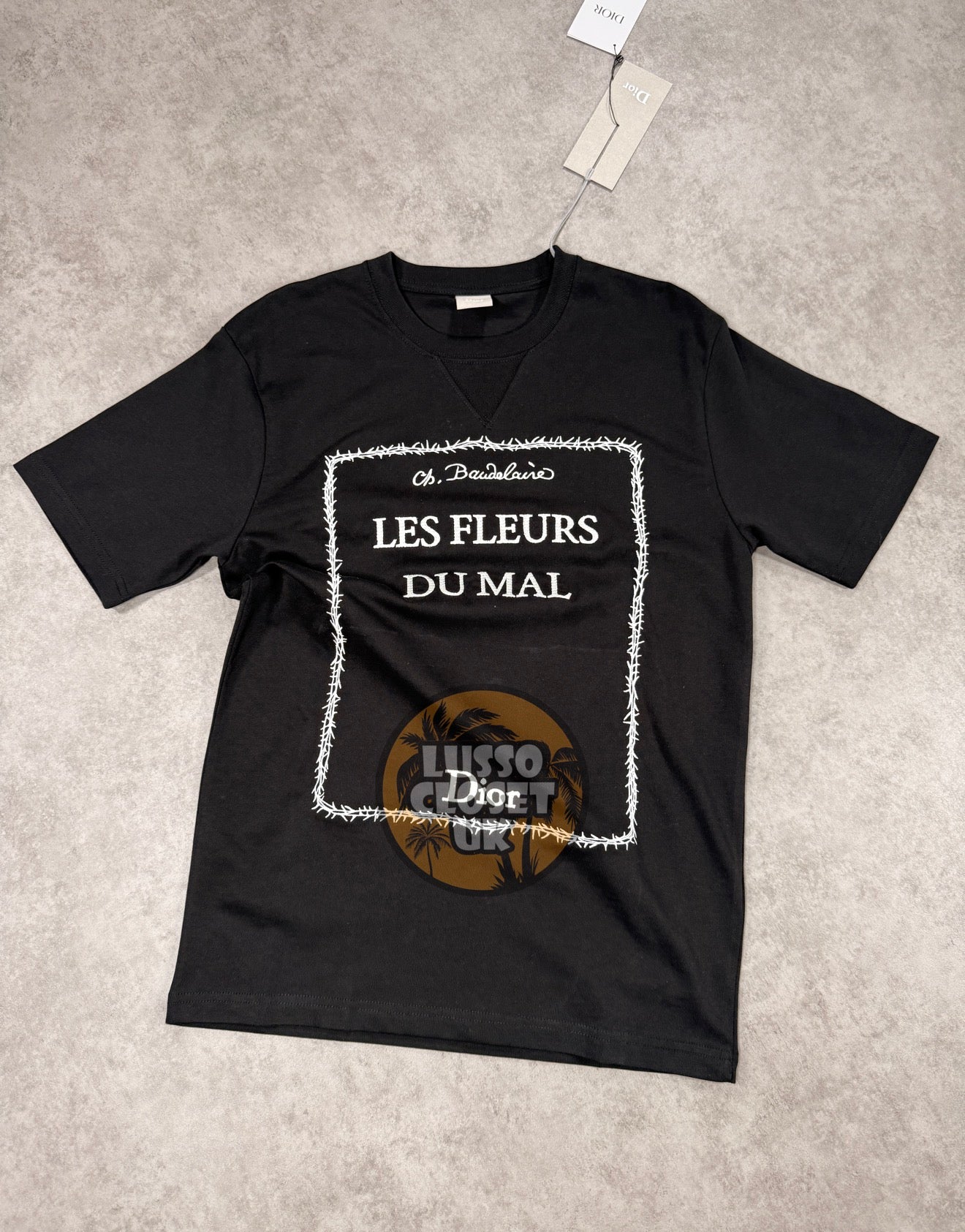 Dio - Black Les Fleurs T Shirt