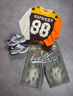 Sacny - Orange / Black / White