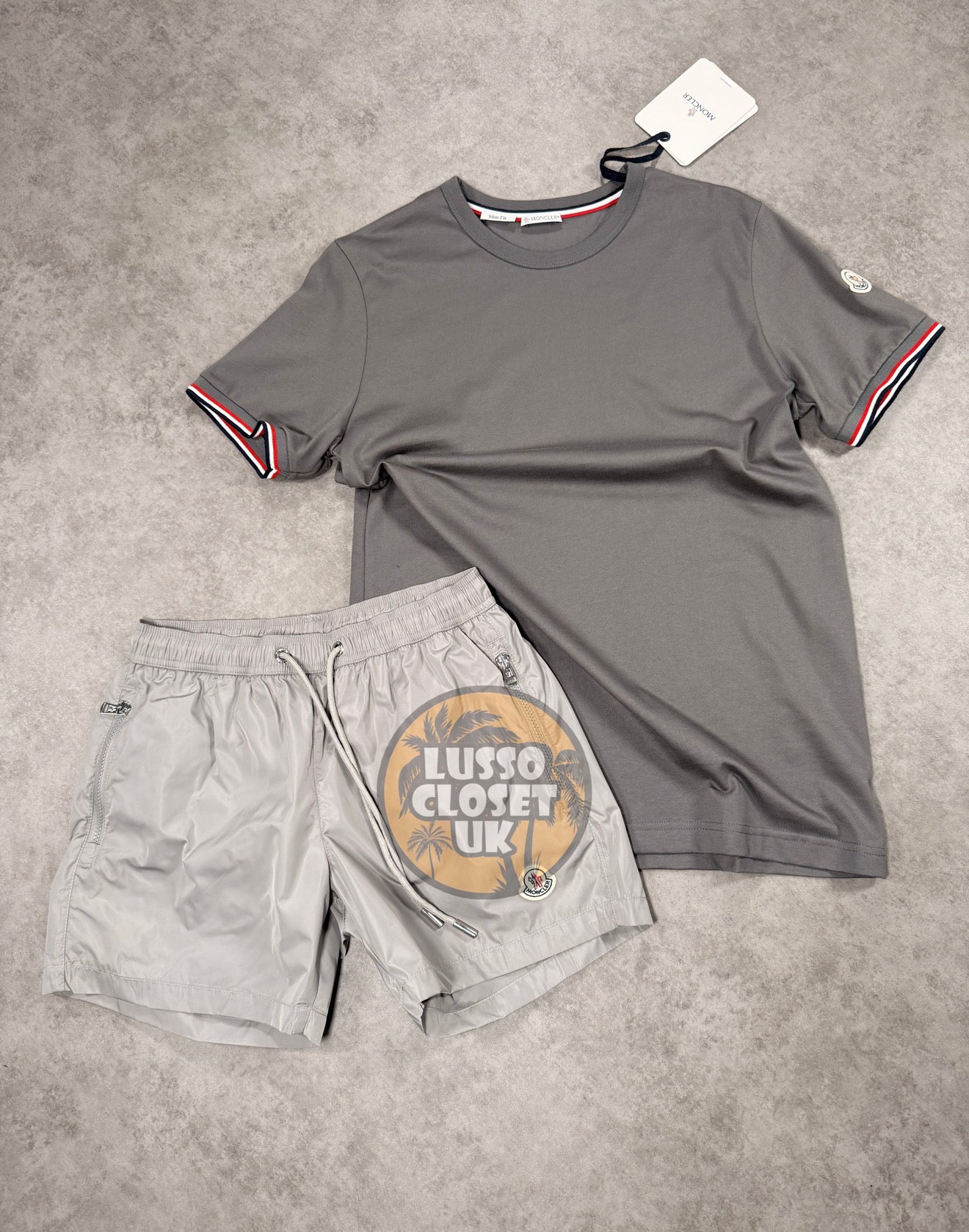 Mon - Grey Tri Arm T Shirt