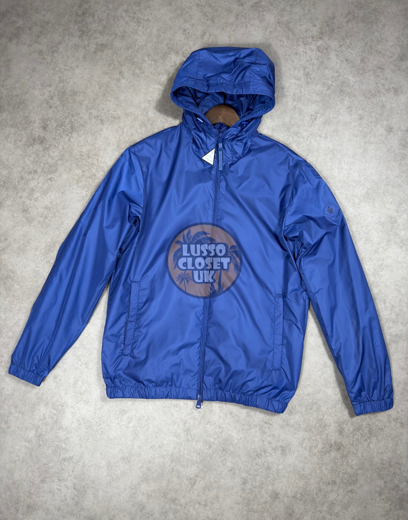 M - Blue Windbreaker