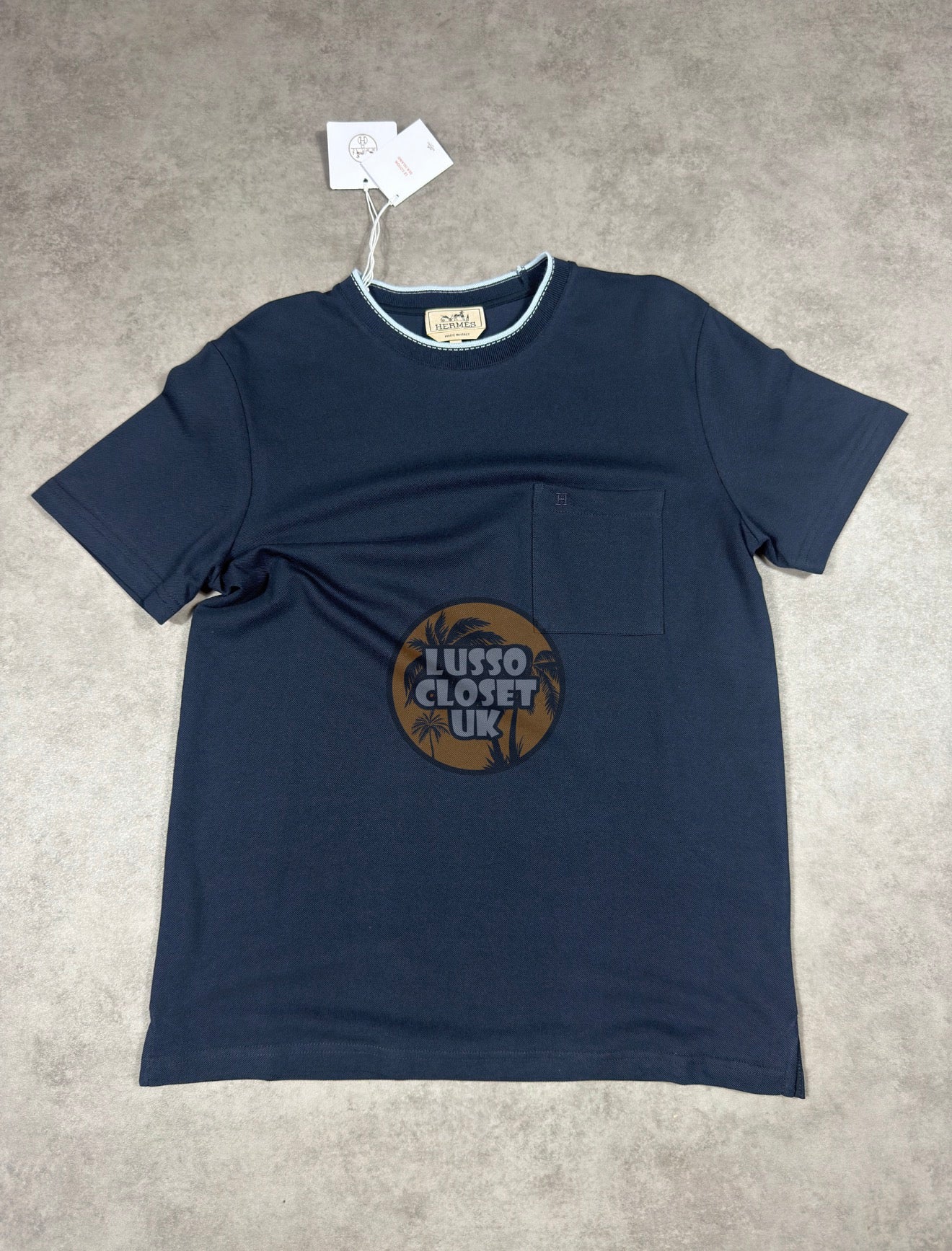 HRMS - Navy Sellier T Shirt