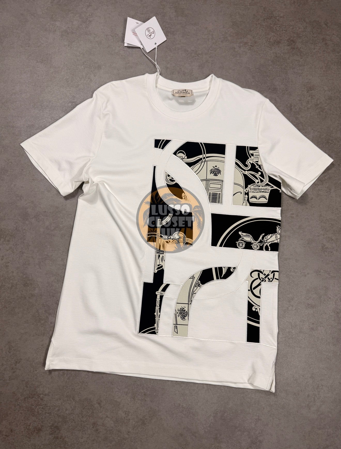 HRMS - White Carriage T Shirt