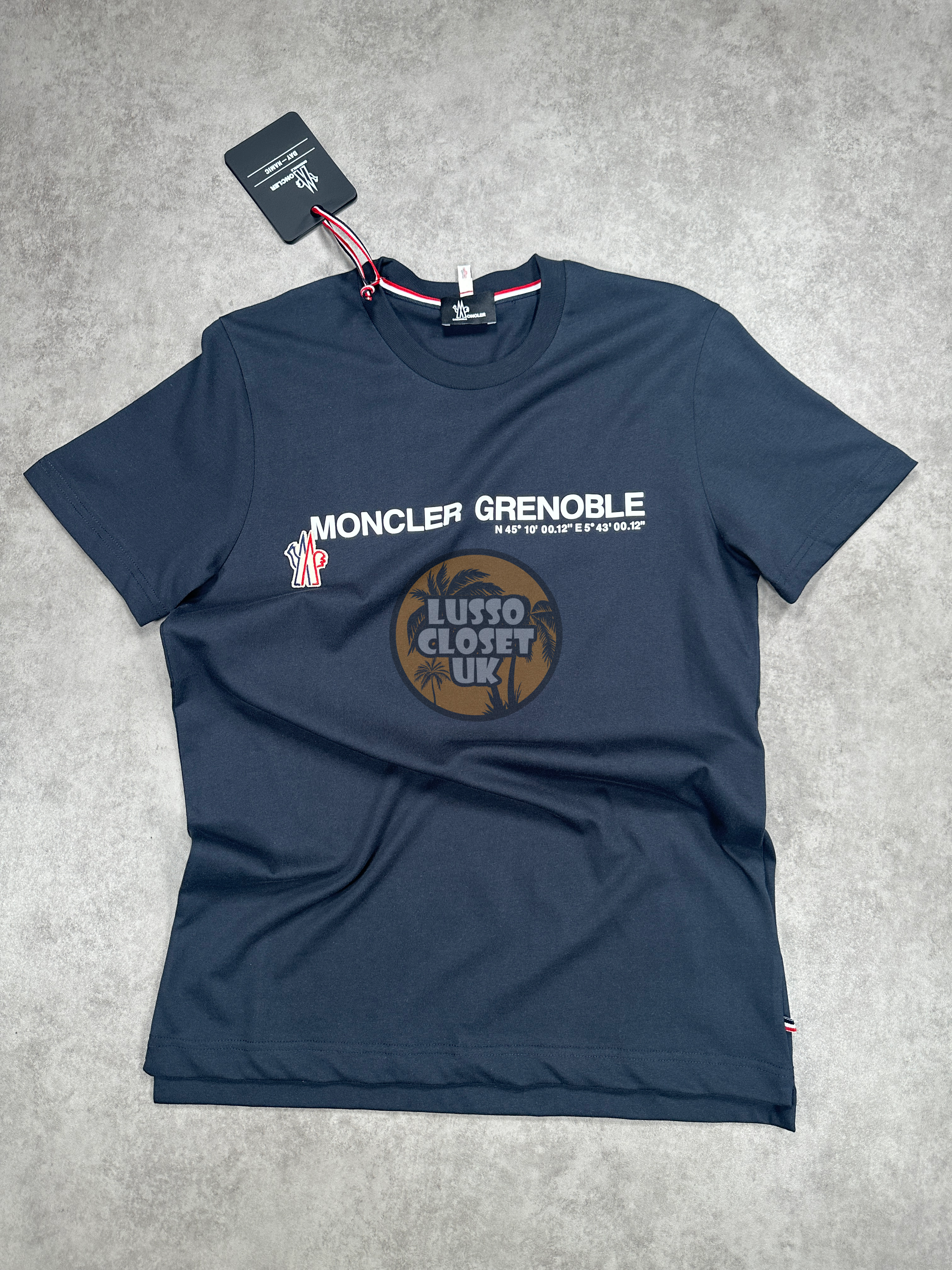 Mon - Navy Gren T Shirt