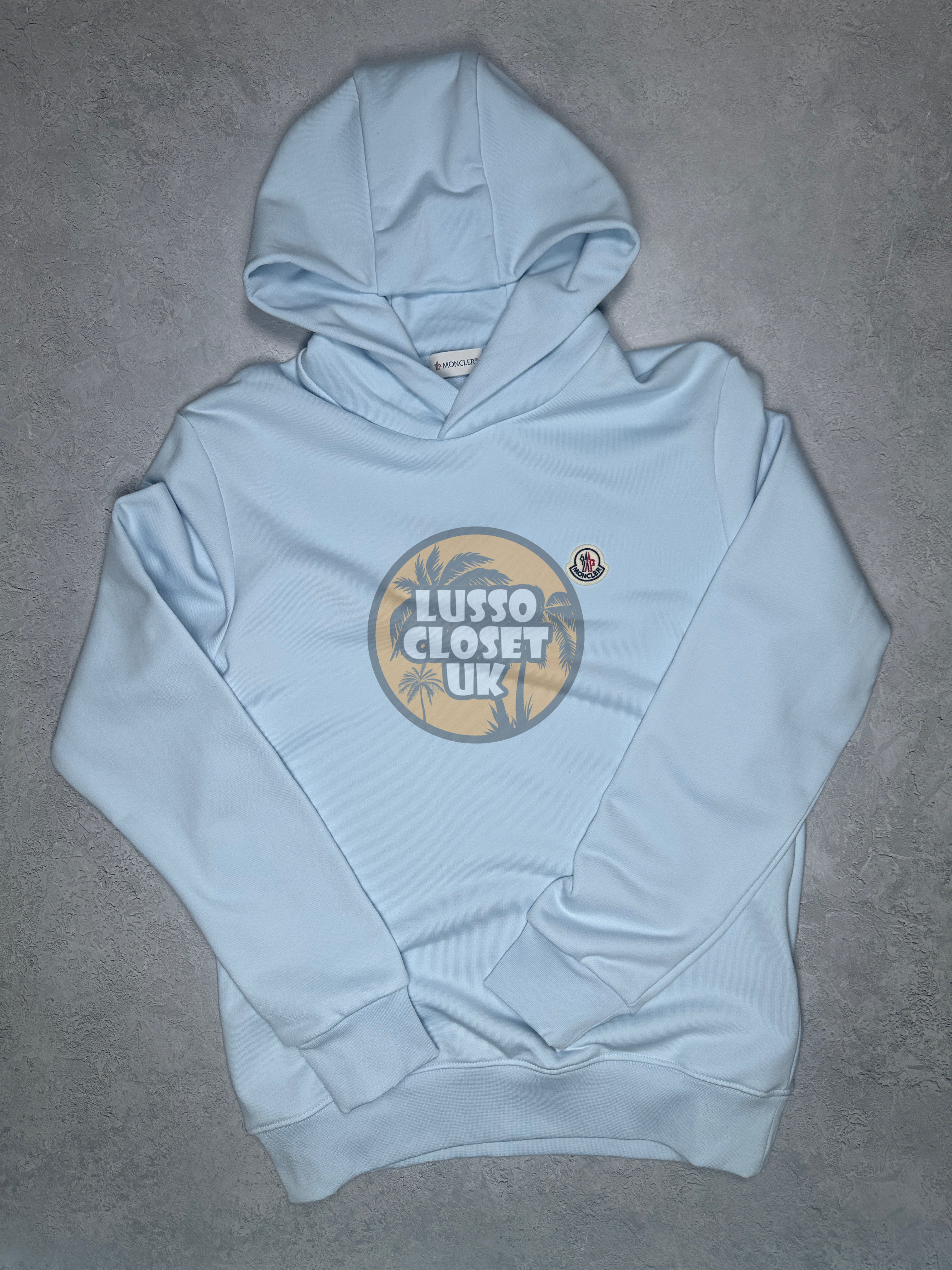 Mon - Baby Blue Hoodie