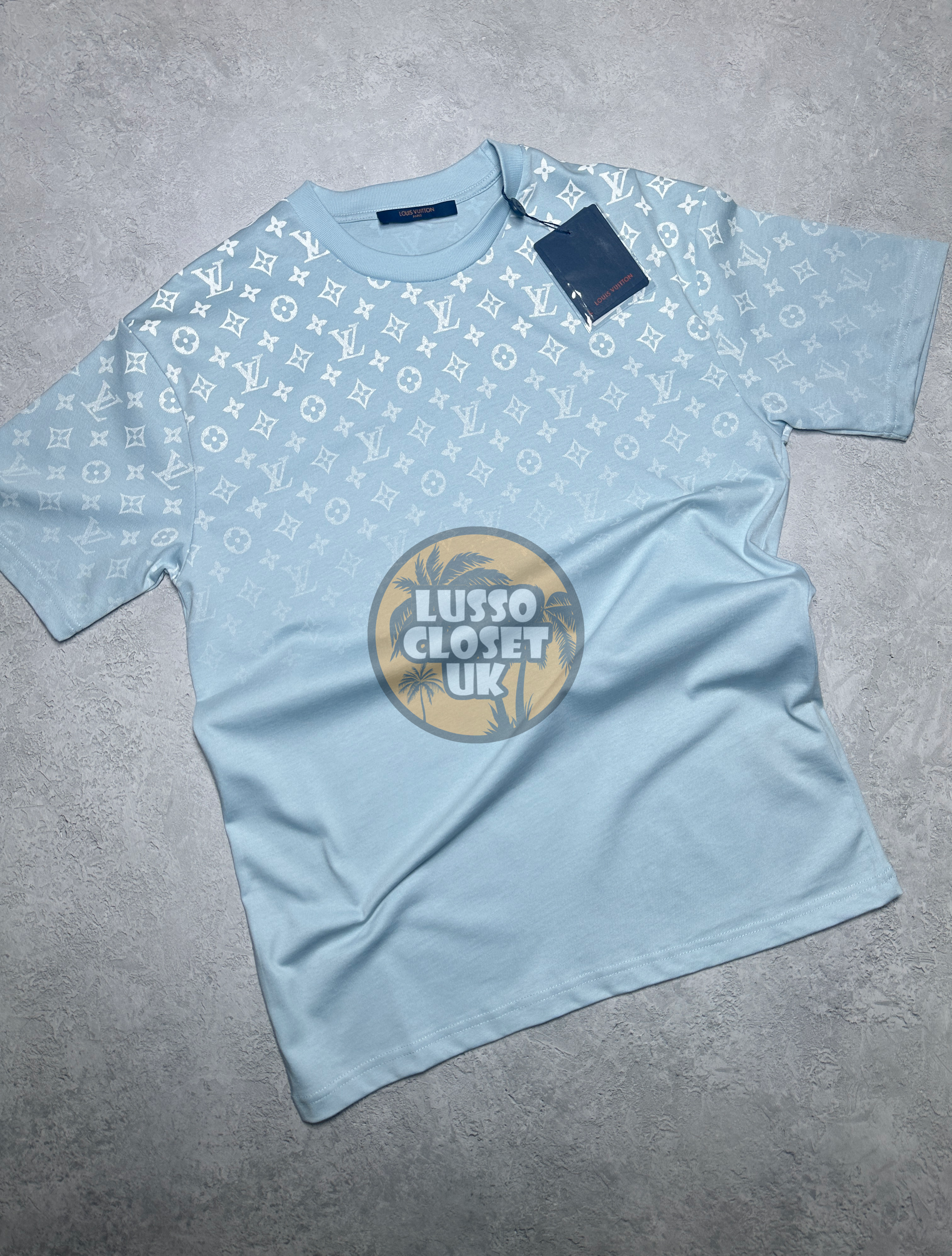 Lou - Blue Fade T Shirt