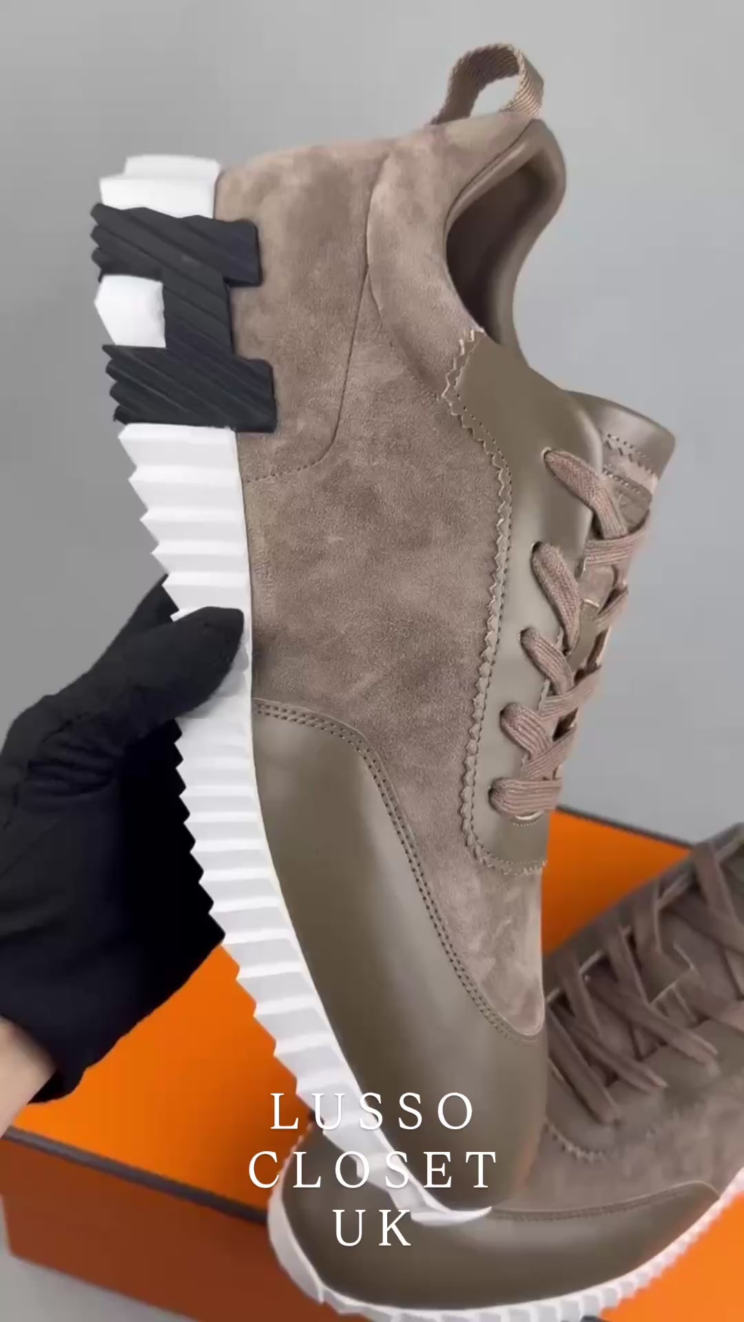 [PRE ORDER] HRMS - Taupe Black H Trainers